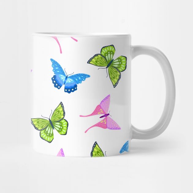 colorful butterfly by elfia